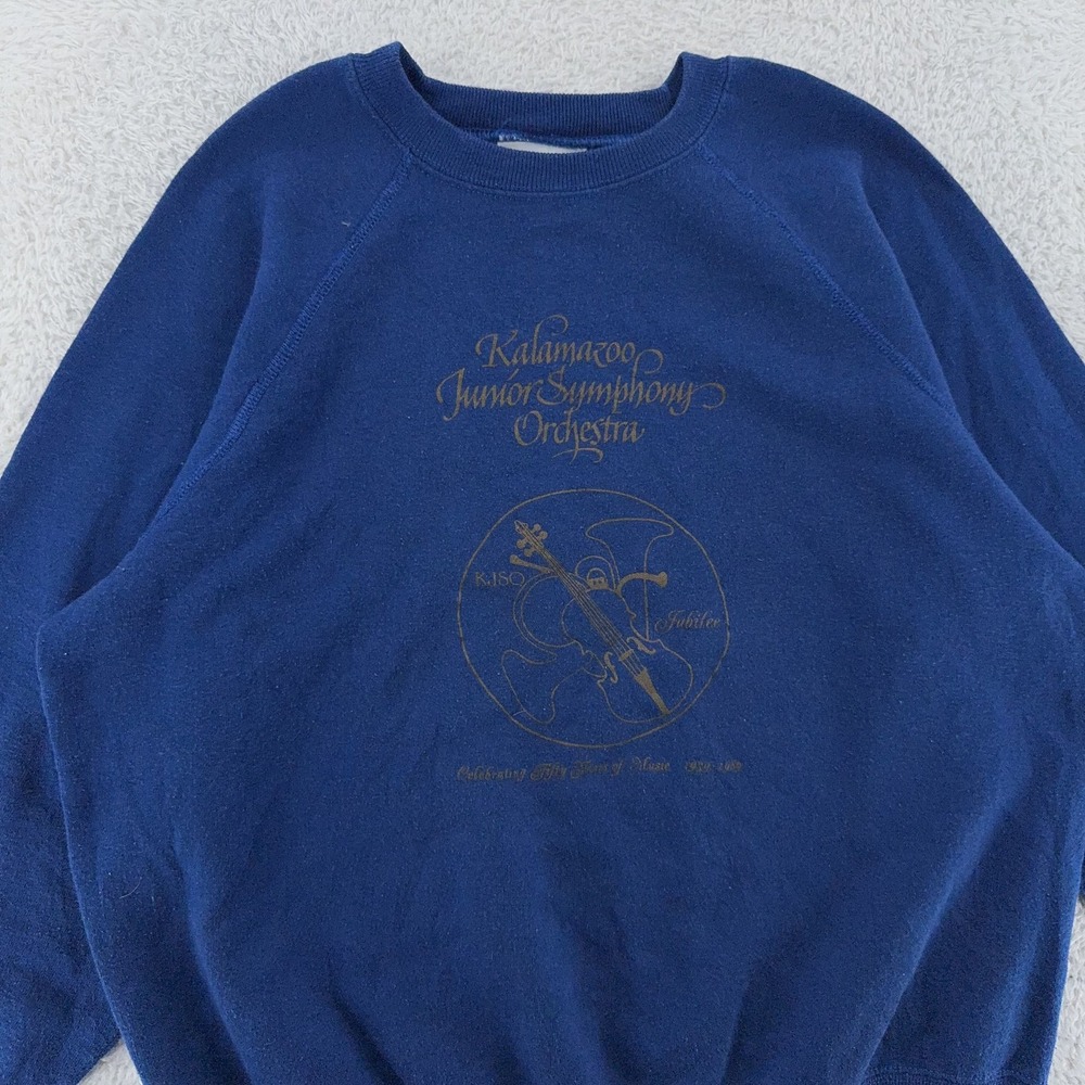 Vintage Kalamazoo Symphony Orchestra Sweatshirt BOXY‎ M Michigan Concert 80s